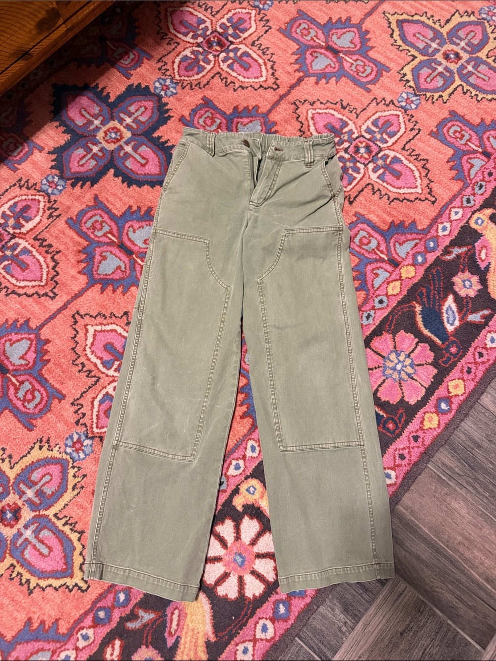 YFB Olive Green Women's Pants - Casual Elastic Waist